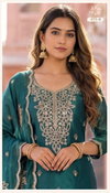673 Colours By Vinay Gold Silk Wholesale Designer Salwar Suits Suppliers In Mumbai
